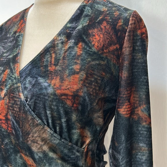 SOFT SURROUNDING VELVET ALYSSA TAPESTRY TOP WOMEN SIZE S - Picture 9 of 12